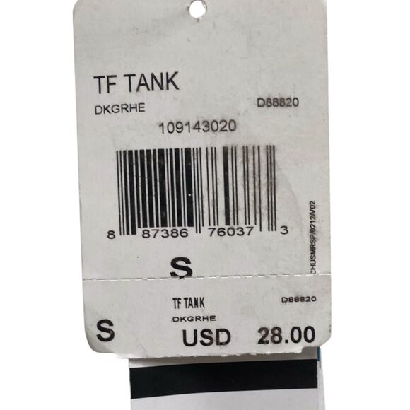 Womens Adidas Techfit Fitted Tank Top Activewear Workout Shirt Gray Size Small - Picture 4 of 4